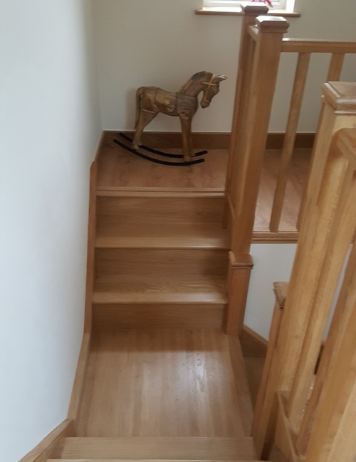 Bespoke wooden staircase in Hertfordshire